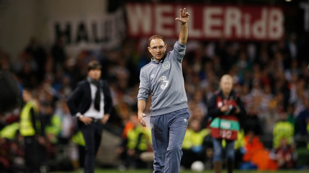 Martin O’Neill: “We know what we have to do . . . we have to have a high scoring draw; really we have to try to win the game.” Photograph: Andrew Couldridge/Reuters