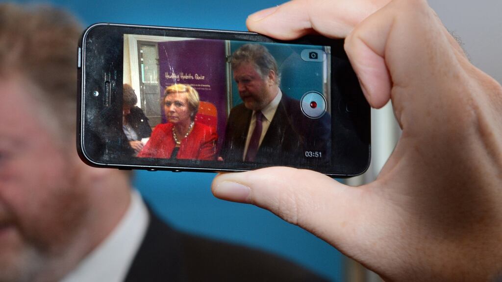 Minister for Justice Frances Fitzgerald said she could not identify how many requests related to journalists’ phones. Photograph: Cyril Byrne/File photo