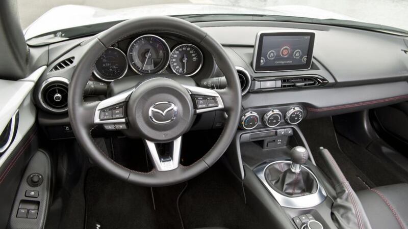 Mazda’s new MX-5: Still just a two-seater inside, but with with a lot more modern technology to hand