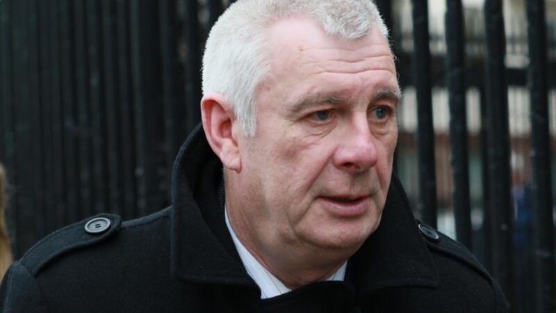 Retired Detective Garda Jim Fitzgerald leaving the Four Courts on Wednesday. Photograph: Courts Collins