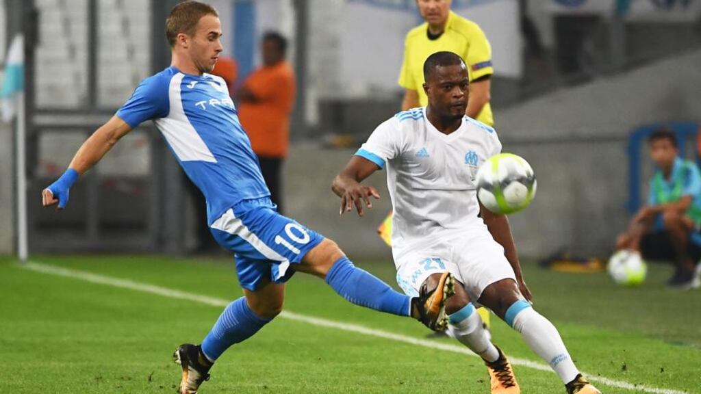 Patrice Evra has joined West Ham on a short-term contract. Photograph: Boris Horvat/AFP/Getty Images