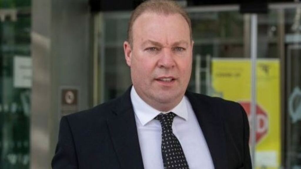 Jim Mansfield Junior, leaving the Special Criminal Court, Parkgate Street, Dublin during the trial. File photograph: Collins Courts
