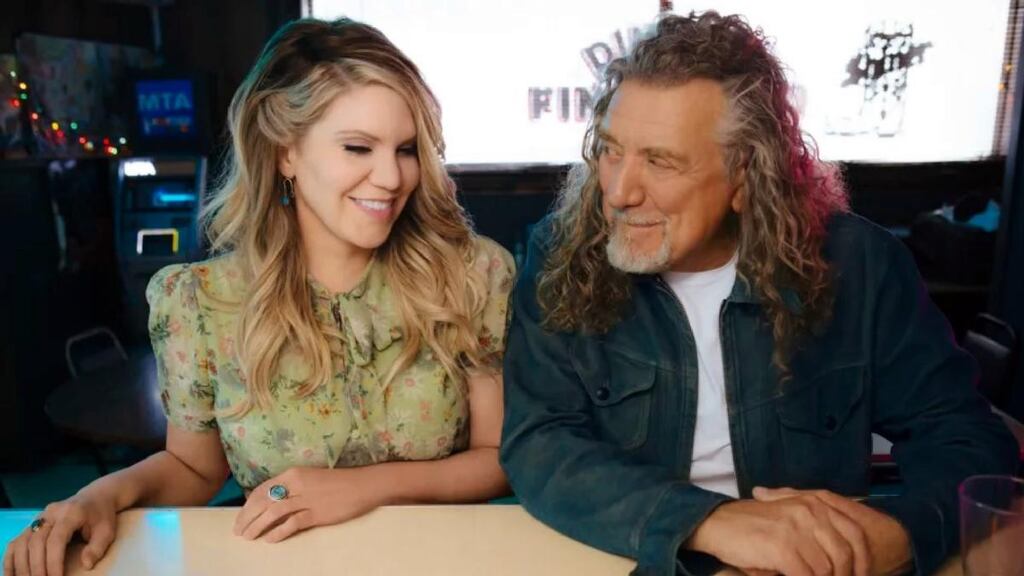 Alison Krauss and Robert Plant. Photograph: David McClister