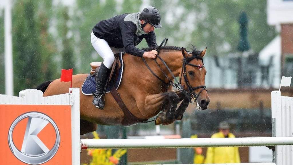 Dermott Lennon and MJM Pursuit. Photo: Spruce Meadows Media/Mike Sturk