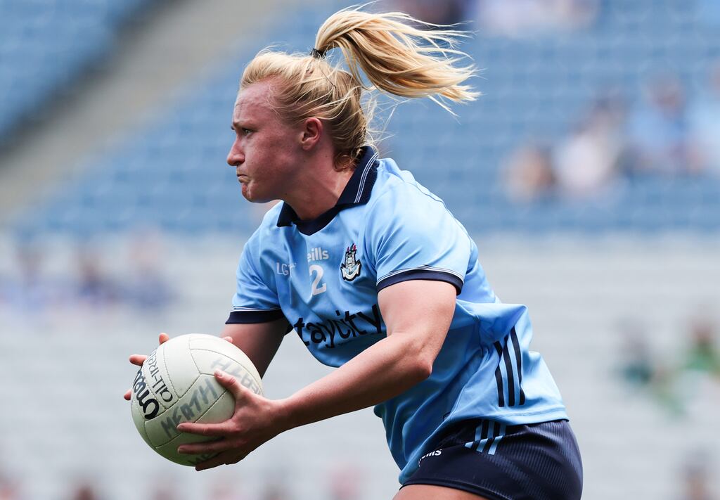 Carla Rowe's second-half goal helped Dublin to an eight-point win over Mayo at Parnell Park. Photograph: Tom Maher/Inpho