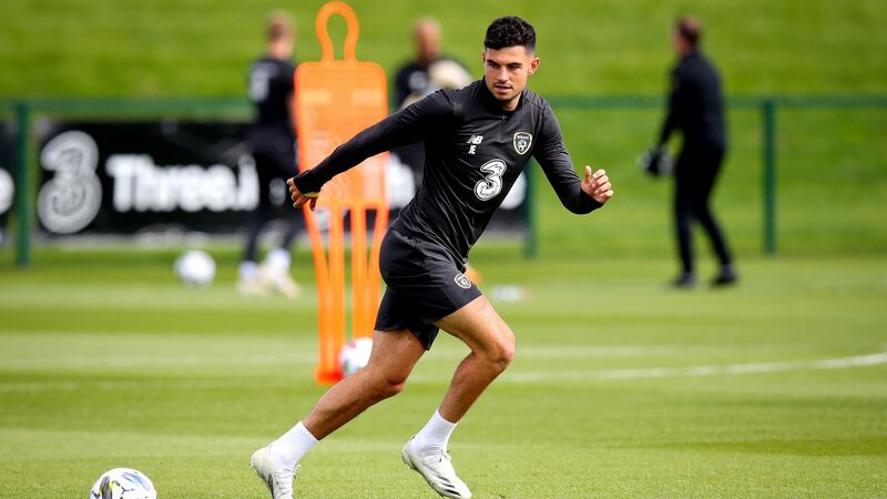 John Egan enjoyed a fine season for Sheffield United. Photograph: Ryan Byrne/Inpho
