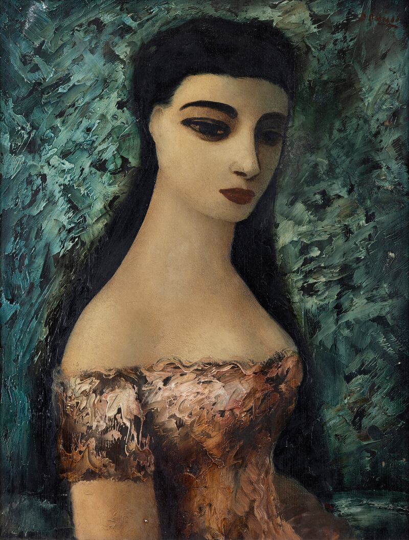 Daniel O'Neill's Portrait of a Young Woman, €15,000-€20,000 at Adam's