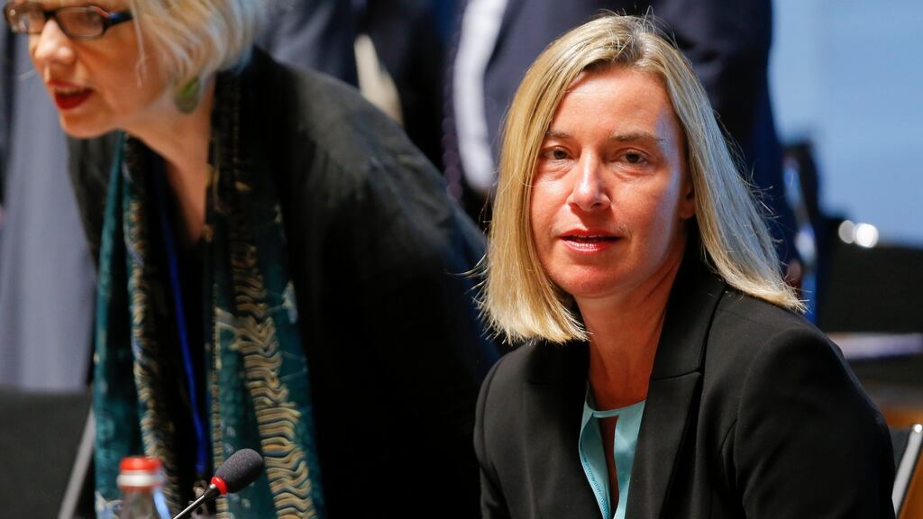 EU foreign policy chief Federica Mogherini: ‘I think we need to remind ourselves about the important steps that have been taken in the western Balkans.’ Photograph: Julien Warnand/EPA