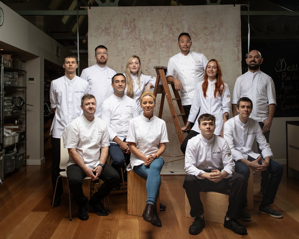 Euro-Toques Ireland Best Young Chef 2023 judges and contestants. Photograph: Ruth Calder-Potts
