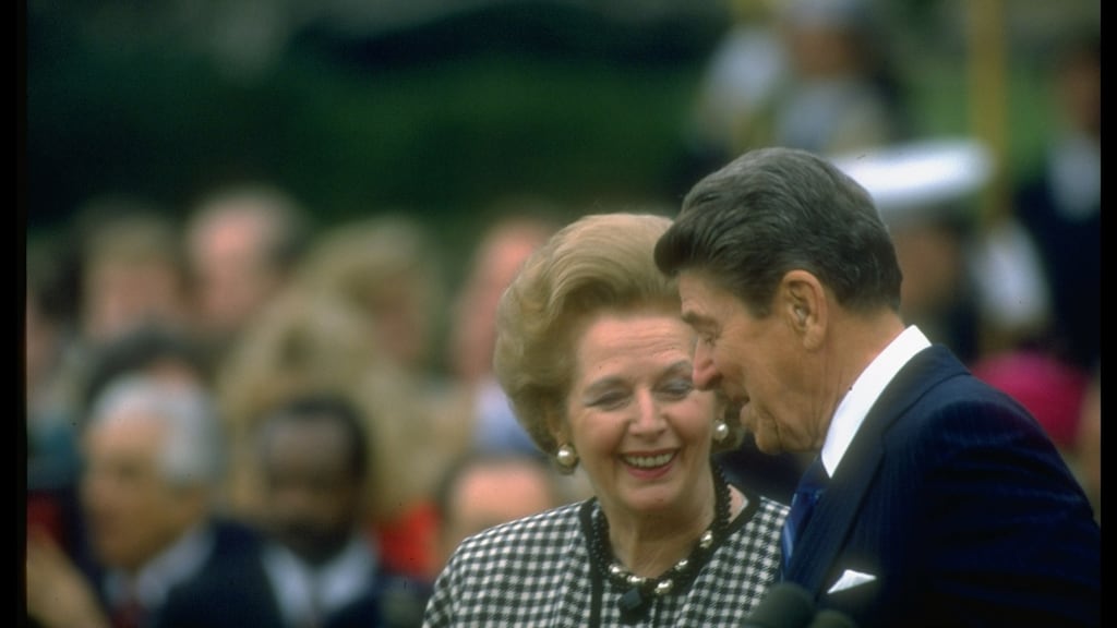 ‘The governments of Margaret Thatcher, Ronald Reagan and others transformed state power to create nations of consumers.’ File photograph: Dirck Halstead/The Life Images Collection via Getty Images