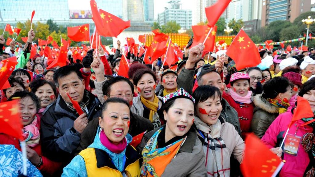 The population of China could drop to 1.3 billion in 2050. Photograph: Reuters