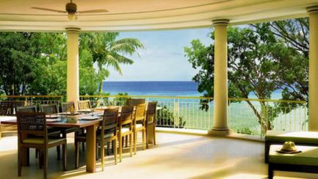 Computer-generated images of Barbados: Beachlands, near Sandy Lane, where properties from €1.37m will be for sale on a beachfront site.