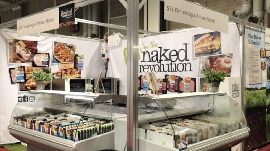 A Finnebrogue Artisan stall at a trade exhibition. The company was founded by Denis Lynn more than 30 years ago, and today has an annual turnover or more than £90m