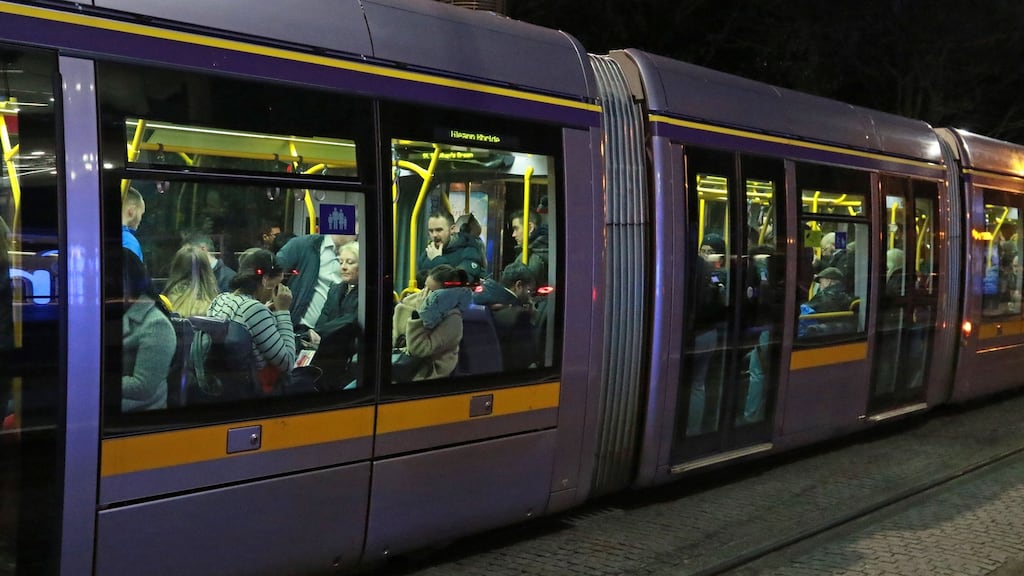A man who assaulted a morning commuter on a Luas tram has been jailed. File photograph Nick Bradshaw/The Irish Times