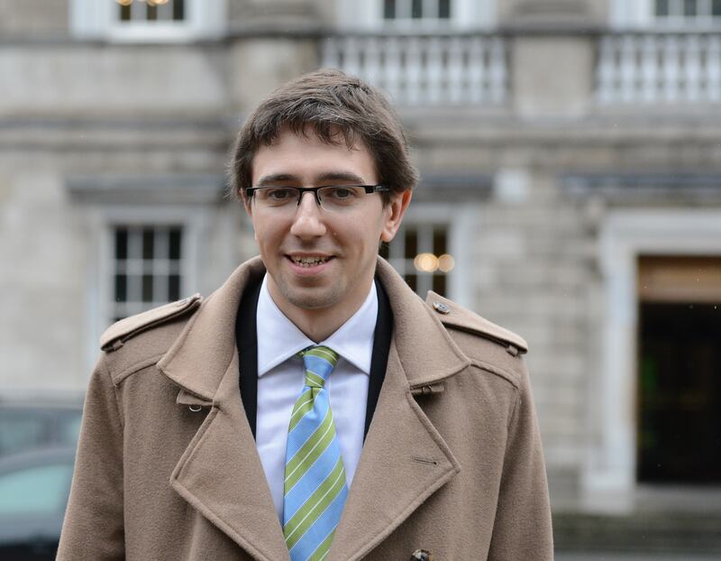 Simon Harris at Leinster House in 2012. Photograph: Cyril Byrne