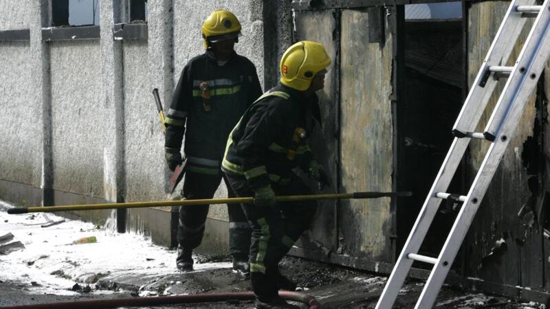 The monument will be dedicated to firefighters Brian Murray (right) and Mark O’Shaughnessy who died in the line of duty.