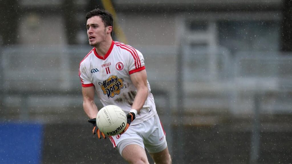 Shay McGuigan: one of four changes to Tyrone team. Photograph: Ryan Byrne/Inpho