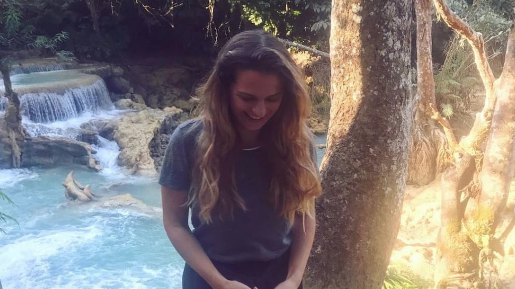 Fiona Hyde enjoys some solitary time in Luang Prabang, Laos