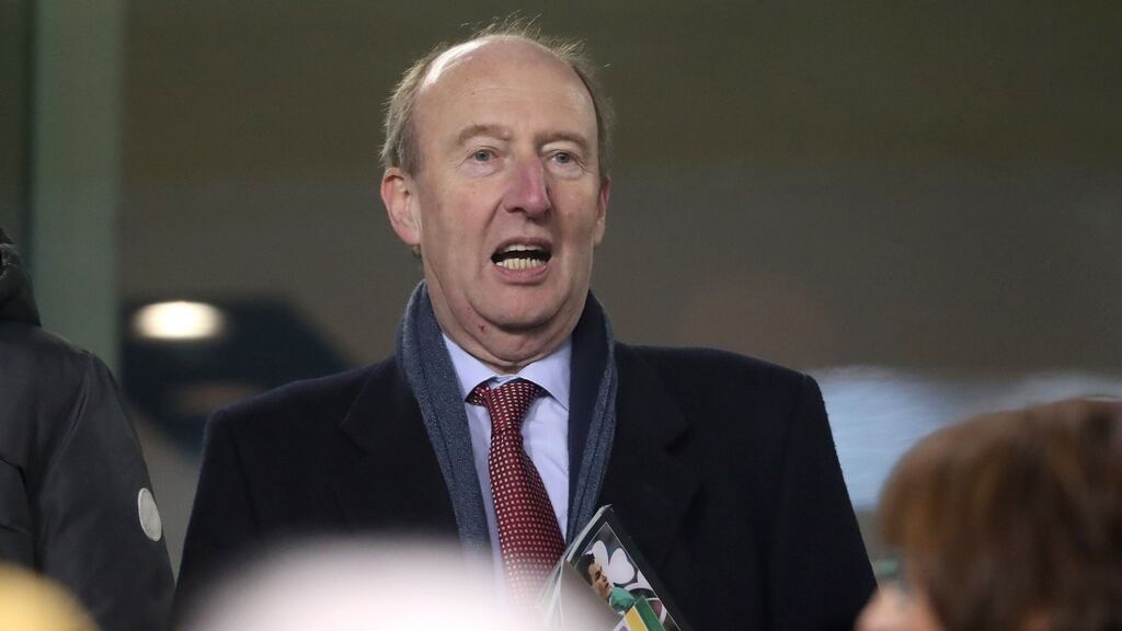 Shane Ross: “We’ve proven we’re worthy of competing, and that we would have been worthy winners, so no, it wouldn’t put me off from doing it. But that would be a matter for the IRFU.” Photograph: Niall Carson/PA