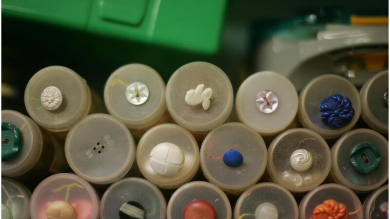 Button problem on posh frock. File photo. Photograph: Bryan O’Brien