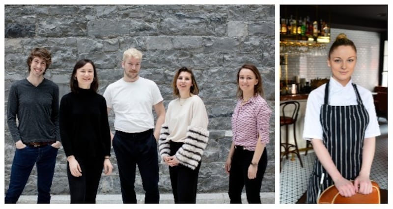 Food (from left to right): Colin Judge, Aoife Allen, Harry Colley, Suzanna Melinn, Joanna Bourke and Gráinne O’Keefe. Photograph: Alan Betson /The Irish Times