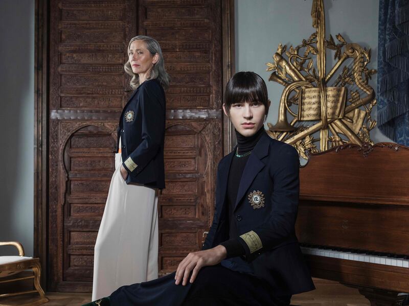 Laura Weber's LW Pearl pieces for Arnotts, based on her Olympics uniforms