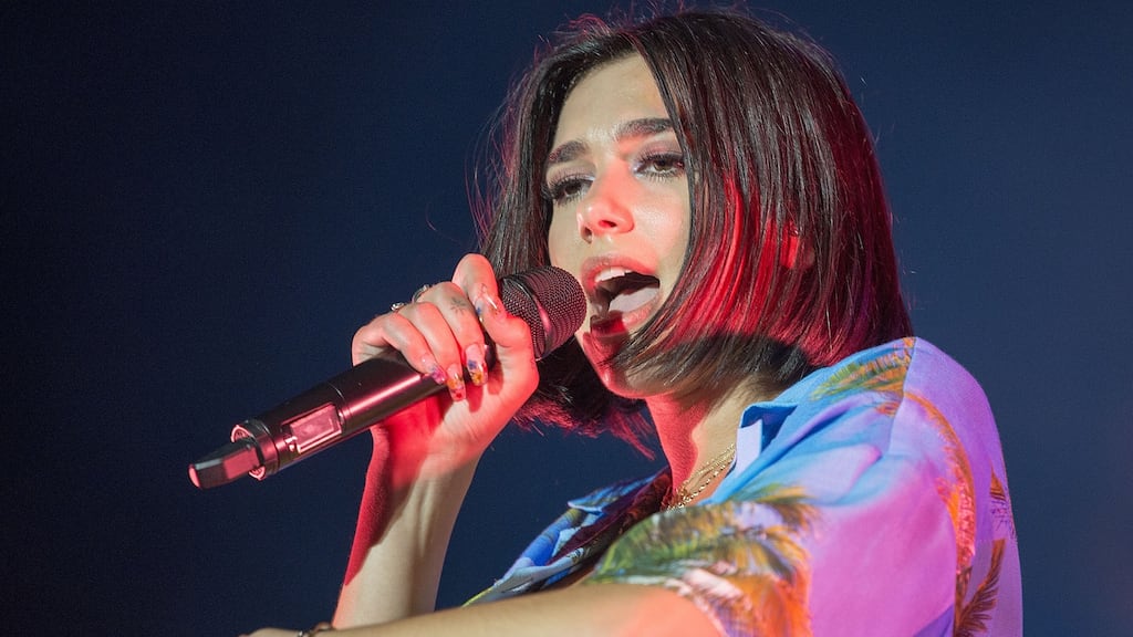Dua Lipa: picked up four nominations. Photograph: Dave Meehan/The Irish Times