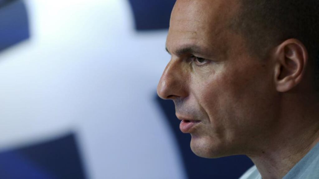 Greek former finance minister Yanis Varoufakis said that Greece was subject to a programme that will “go down in history as the greatest disaster of macroeconomic management ever”. Photograph: Alkis Konstantinidis/Reuters