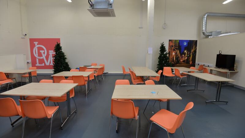 Kitchen area in a Dublin homeless shelter. Researchers who interviewed 25 families who exited homelessness between March 2014 and September 2016 say impacts included damage to physical and mental health and job loss. Photograph: Alan Betson