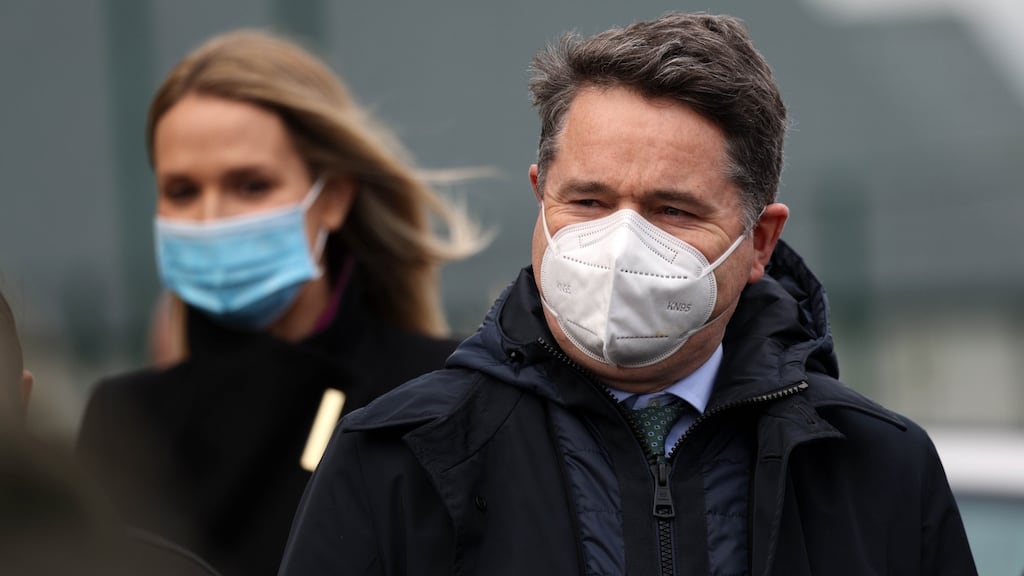 Minister for Finance Paschal Donohoe on Tuesday unveiled the terms of reference of a wide-ranging review of the banking sector, which will take 12 months to complete. Photograph: Laura Hutton