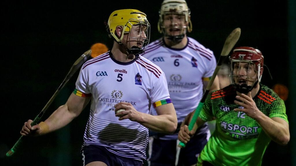 Limerick’s Killian Sampson in action against Carlow. Photograph: Evan Treacy/Inpho