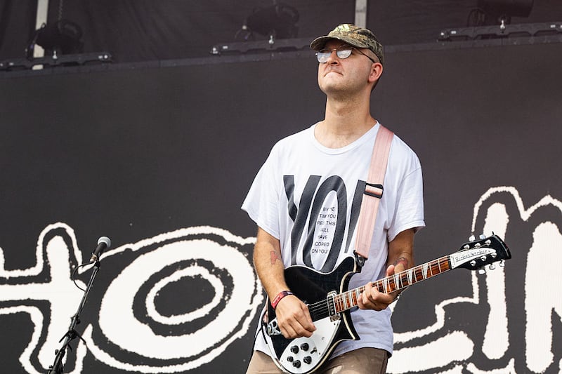 Will Anderson of Hotline TNT performing during Austin City Limits Festival at Zilker Park in Austin, Texas.  Photograph: Jim Bennett/WireImage