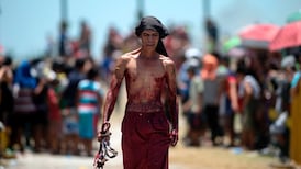 Catholics in Philippines re-enact Christ’s crucifixion