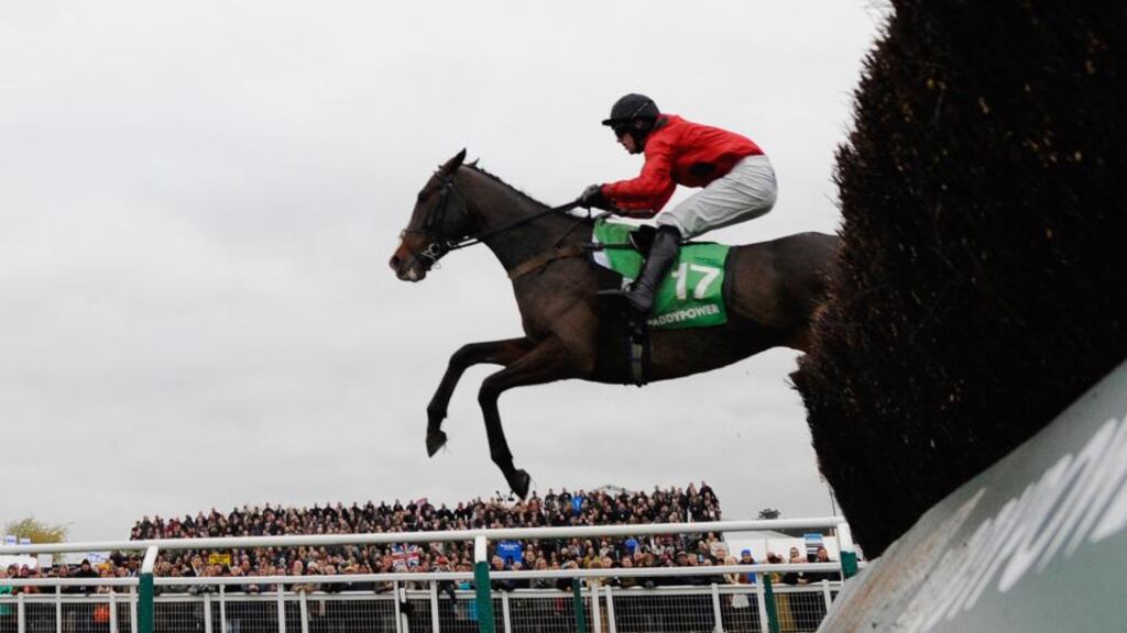 Richie McLernon guides Johns Spirit over the last to win The Paddy Power Gold Cup at Cheltenham last November. Photograph: Alan Crowhurst/Getty