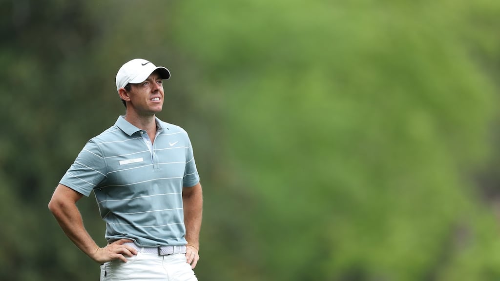 Rory McIlroy will look again at his build-up to next year’s Masters as he looks to complete the Grand Slam. Photograph: David Cannon/Getty Images