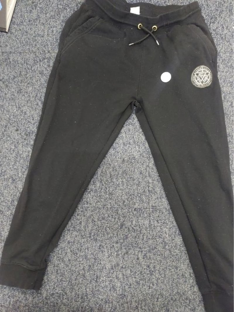 These old black jogging pants were dropped into H&M's take-back scheme in Dublin in December 2024