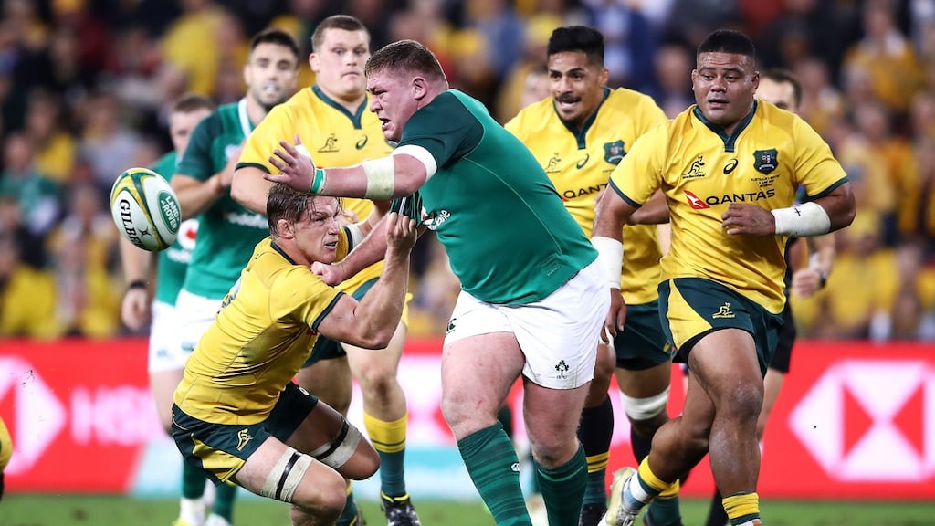 Tadhg Furlong: “Individually we have to turn up more than we did at the weekend.” Photograph: Mark Kolbe/Getty Images
