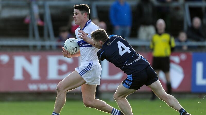 Diarmuid Connolly is tackled by Cillian O’Reilly during St Vincent’s semi-final defeat. Photograph: Laszlo Geczo/Inpho