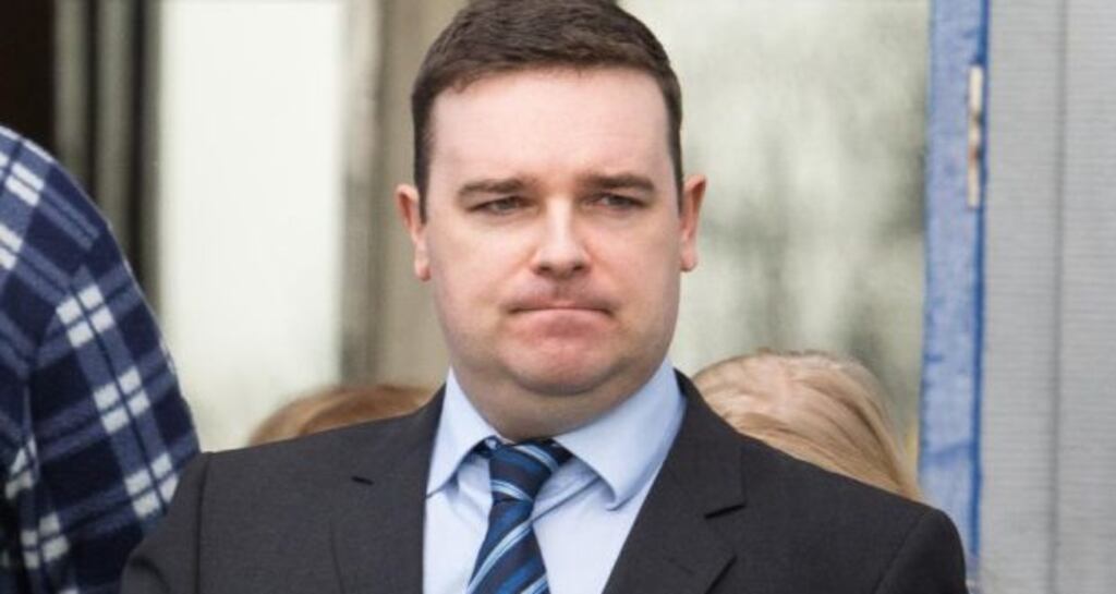 Andrew Long at Ennis Court: he has pleaded not guilty to assault causing harm.