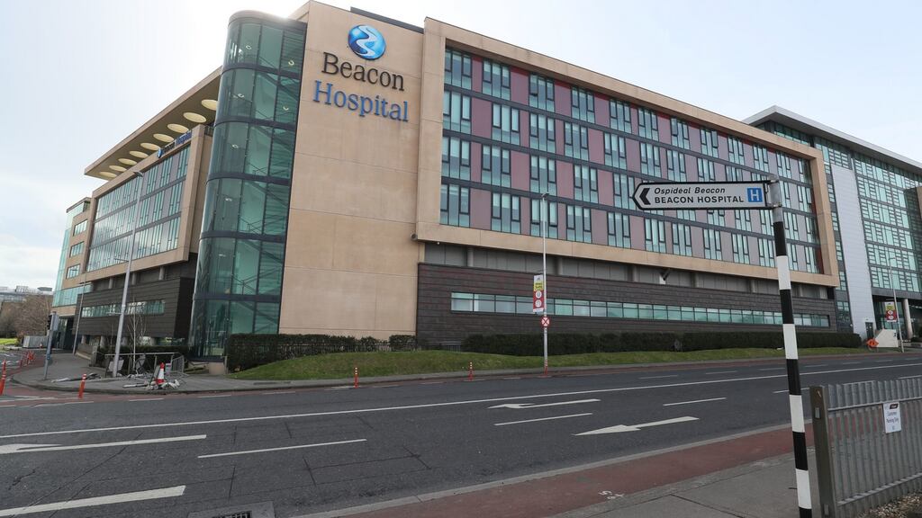 The Beacon Hospital in Dublin. Coronavirus vaccine operations at the private hospital are to be suspended after it used spare doses to vaccinate teachers at a private school. File photograph: Brian Lawless/PA Wire