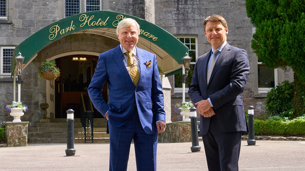 Park Hotel Kenmare owners Francis and John Brennan said they were 'waiting for the white Rolls-Royce to come up the drive with the chequebook' to buy the hotel. Photograph: Barry Murphy