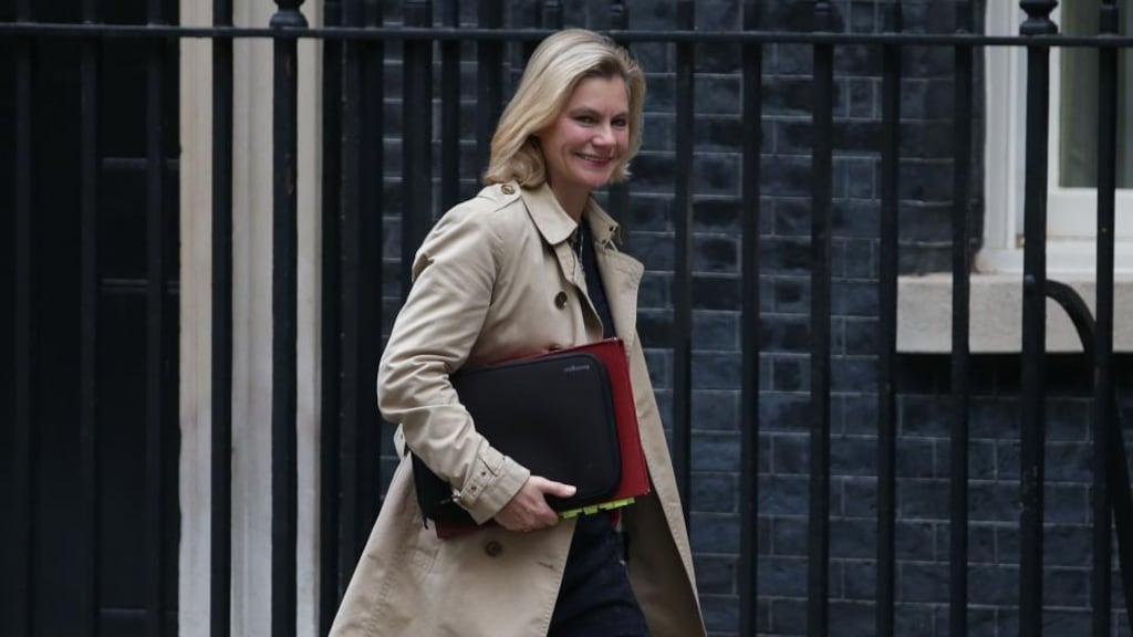 Britain’s minister for women and equalities Justine Greening said: ‘Our sisters need to have their human rights to be upheld’. Photograph: Daniel Leal-Olivas/AFP/Getty