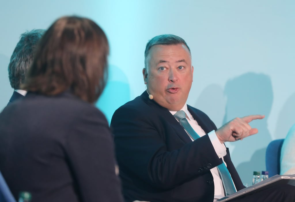 Pat Larder, chief executive of Irish Funds. He said almost half of the people employed directly in the funds sector are working outside of Dublin. Photograph: Leah Farrell/ RollingNews.ie