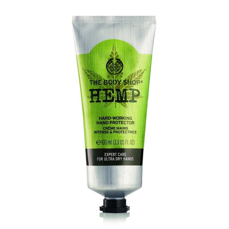 The Body Shop Hemp Hand Protector (€19 at The Body Shop stores nationwide)