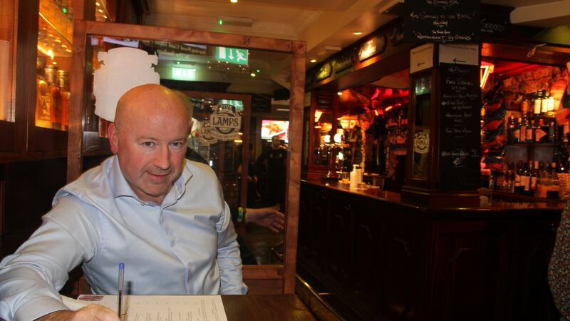 Owner of Bankers pub Alan Campbell: ‘Dame Lane is a very popular area any time of the year. It was always going to be a bit of a target.’ Photograph: Ronan McGreevy