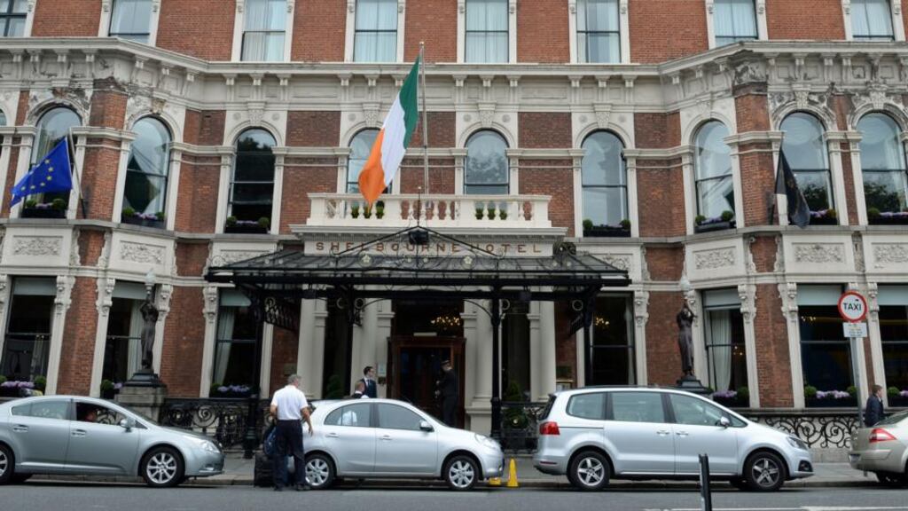 According to sources the incident, involving two men, took place on January 8th in the Shelbourne Hotel’s Adams Suite. Photograph: Frank Miller