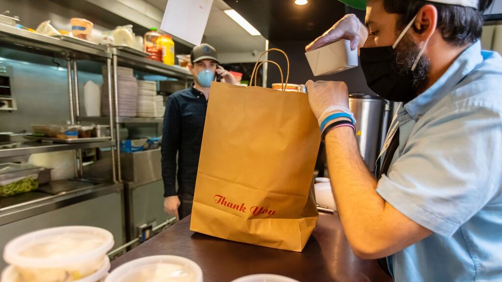 Covid safety: ‘If you can smell your friend’s lunch you’re inhaling some of that air as well as any virus that’s inhaled with it,’ says Dr Julian Tang. Photograph: iStock/Getty