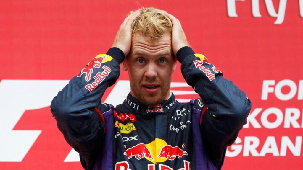 Red Bull Formula One driver Sebastian Vettel of Germany.