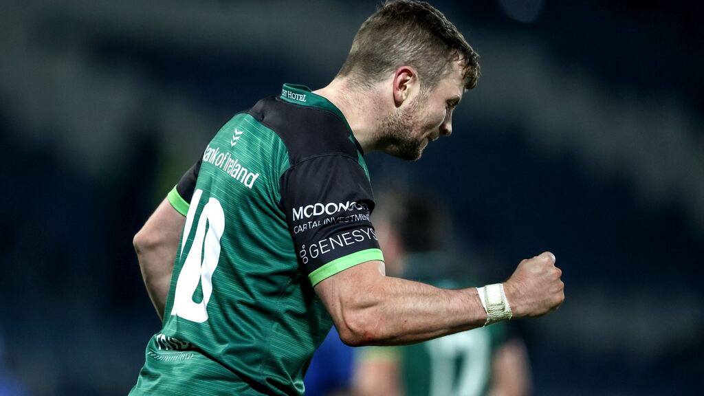 Connacht’s Jack Carty was outstanding in the recent win over Leinster. Photograph: Inpho