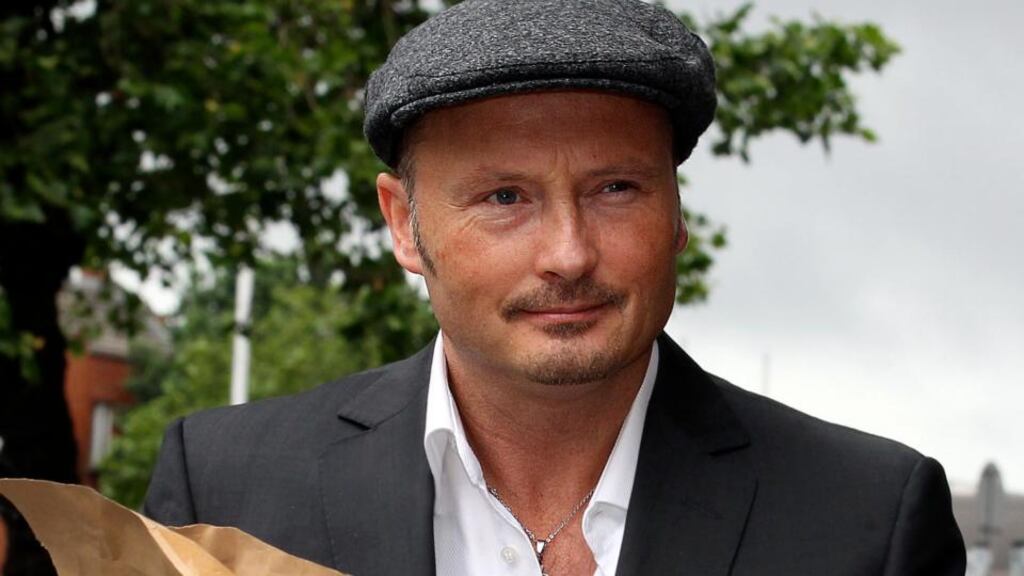 Jim Corr, pictured arriving at the Four Courts today. The musician has reached an agreement over a €1.4 million debt owed to ACC Bank. Photograph: Collins Courts